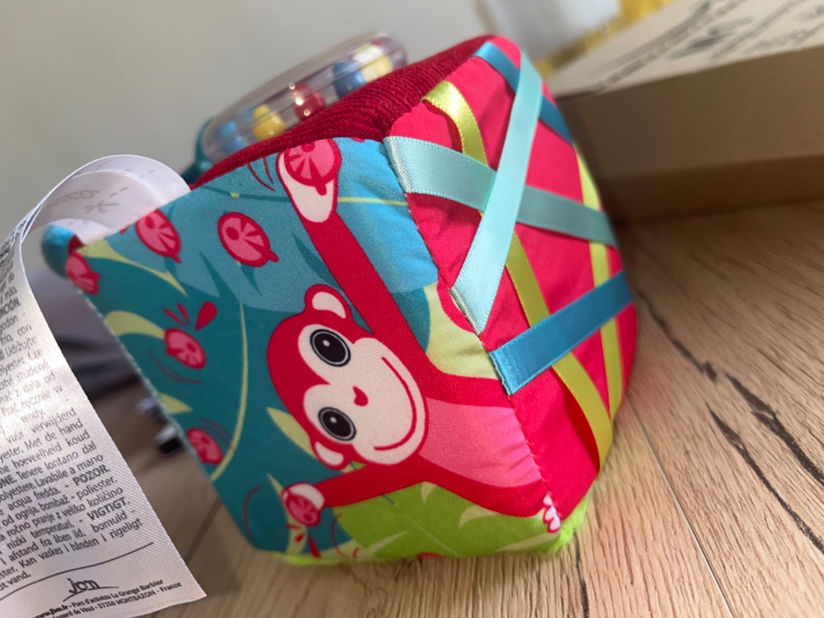 Avis Cube d’éveil jungle en tissu doux pour bébé dès 3 mois