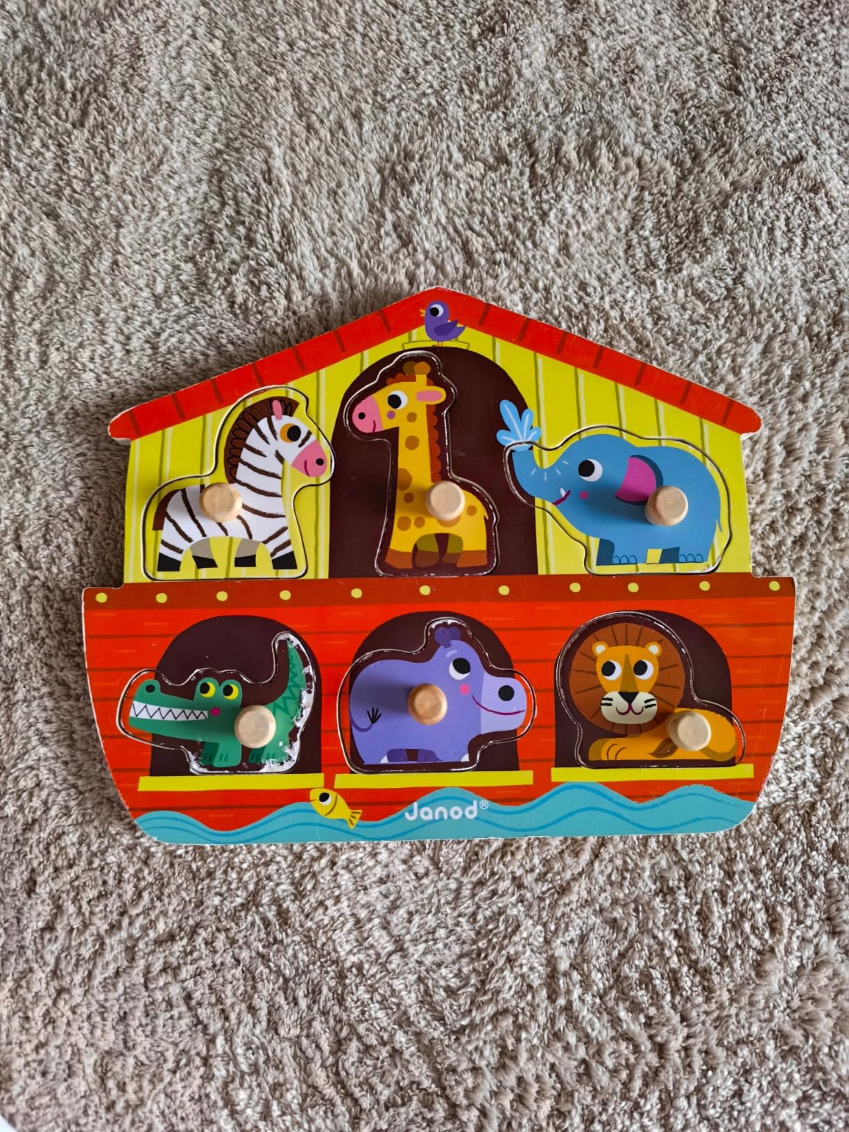 Avis Puzzle en bois arbre gourmand janod dès 18 mois