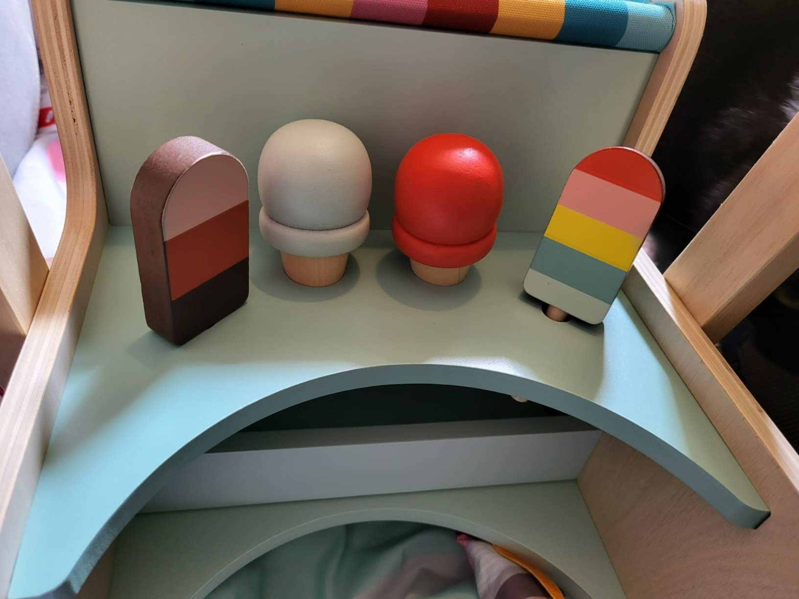 Avis Chariot de marche en bois marchand de glaces dès 1 an