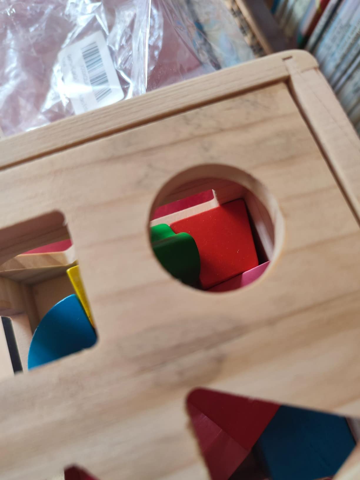 Avis Cube de tri des formes Montessori en bois éducatif pour enfants