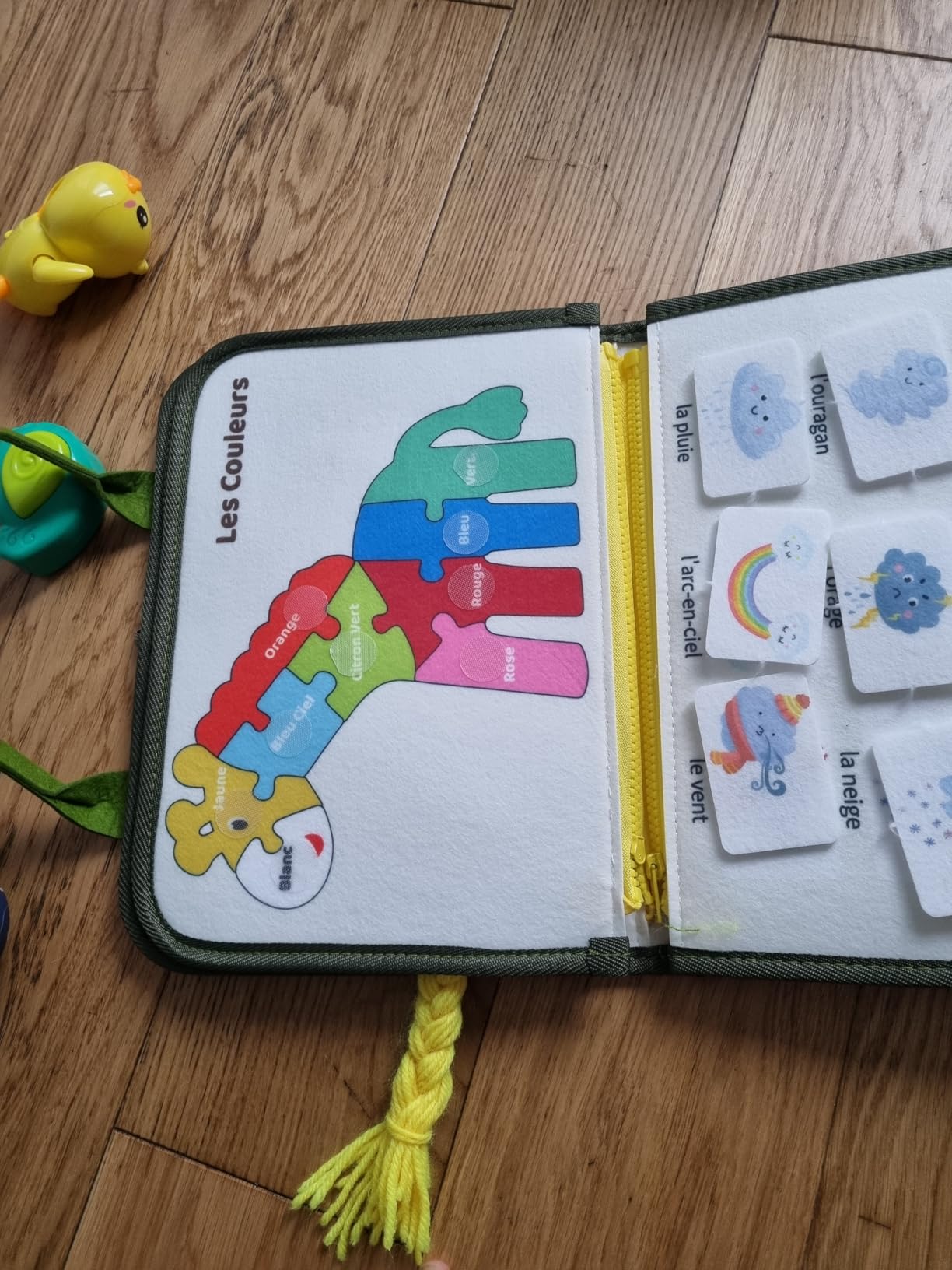 Avis jouet busy board montessori 10 en 1 pour motricité et éveil