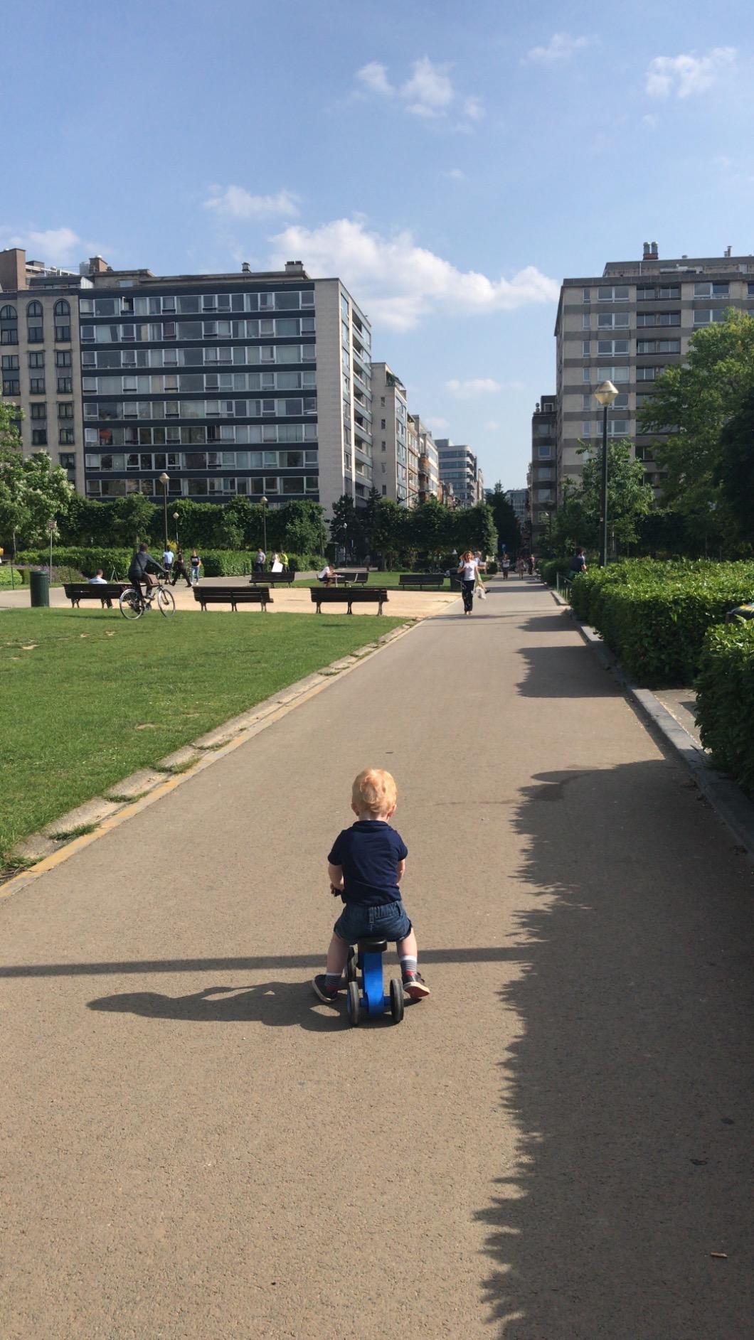 Avis Porteur bébé Lena My First Scooter bleu et noir