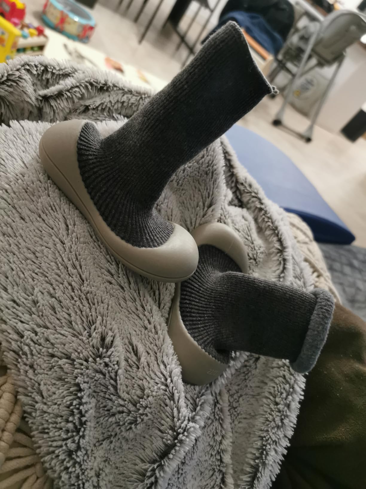 Avis Chaussons montessori antidérapants bébé hiver premières chaussures