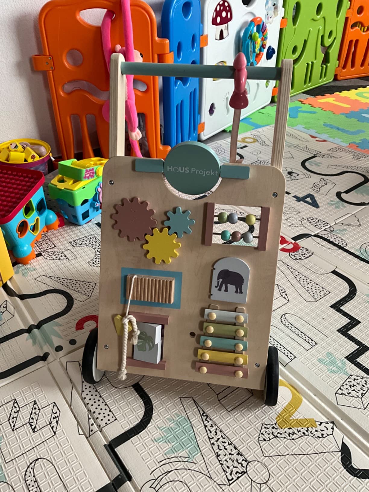 Avis Chariot de marche en bois pour bébé 1 an