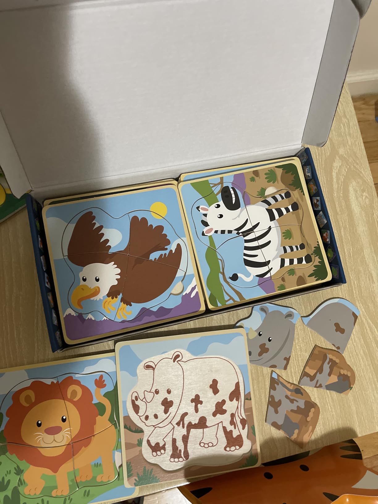 Avis Puzzle en bois Montessori pour enfants de 1 à 5 ans