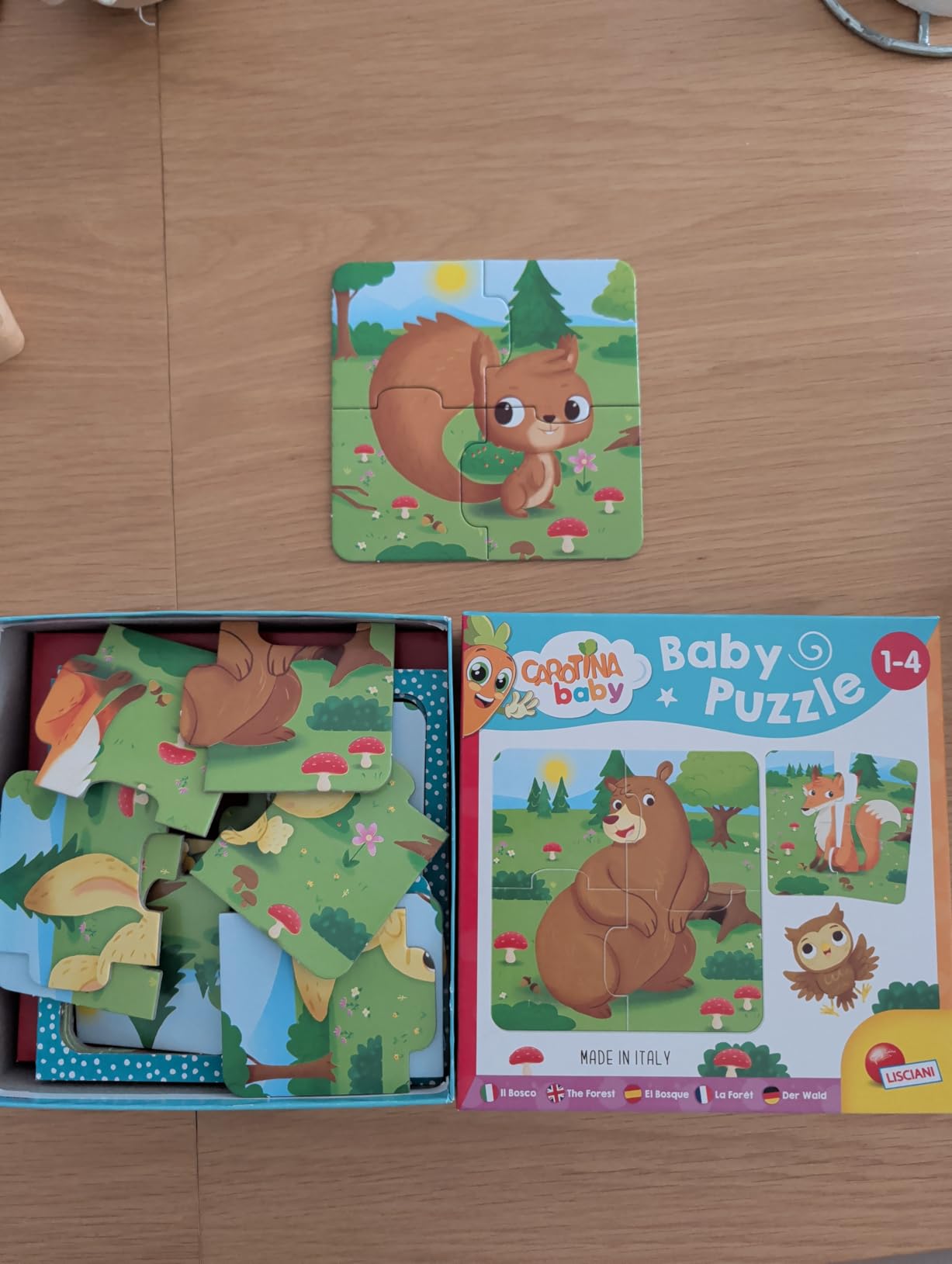 Avis Puzzle montessori bébé animaux de la forêt