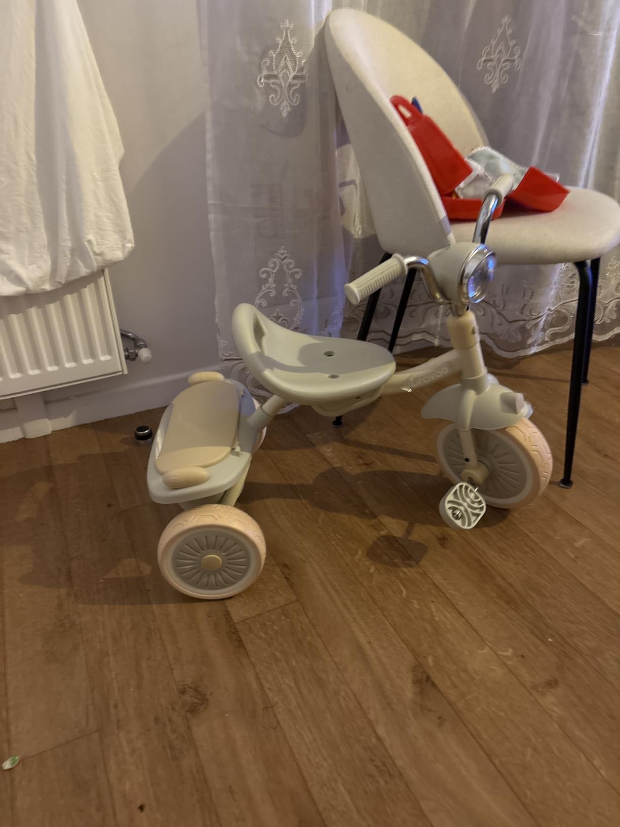Avis Tricycle pliable pour bébé avec pédales et lumières