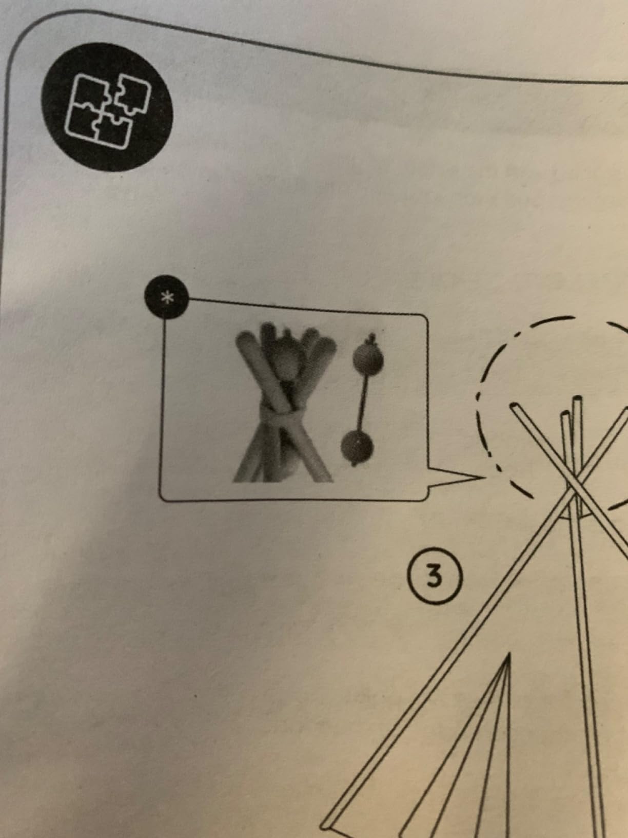 Avis tente tipi montessori pour enfants avec accessoires et lumières