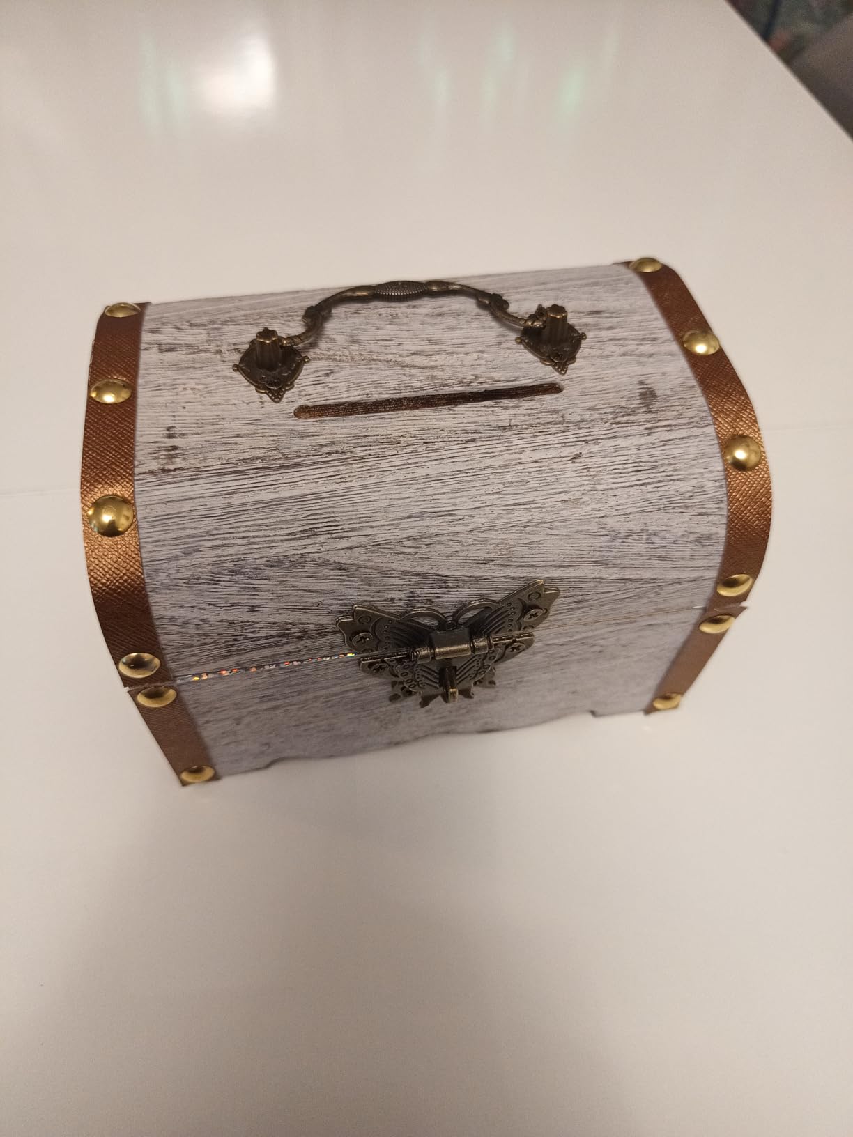 Avis Coffre au trésor en bois blanc pour enfant