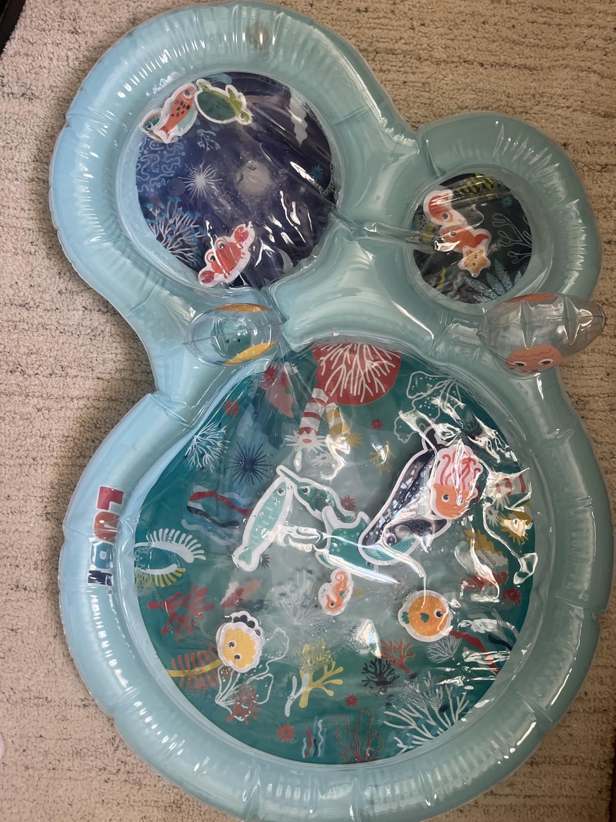 Avis Tapis d’eau sensoriel marin pour bébé – activités et motricité