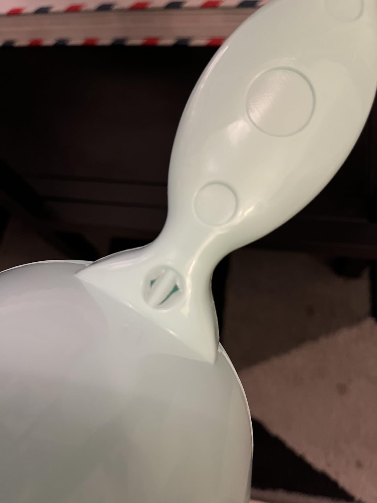 Avis Jouet de bain bébé vert en acrylique Montessori.