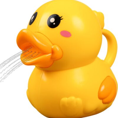 Arrosoir jouet bébé en forme de canard jaune pour jardin et bain