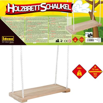 Balançoire en bois Montessori pour enfants dès 3 ans