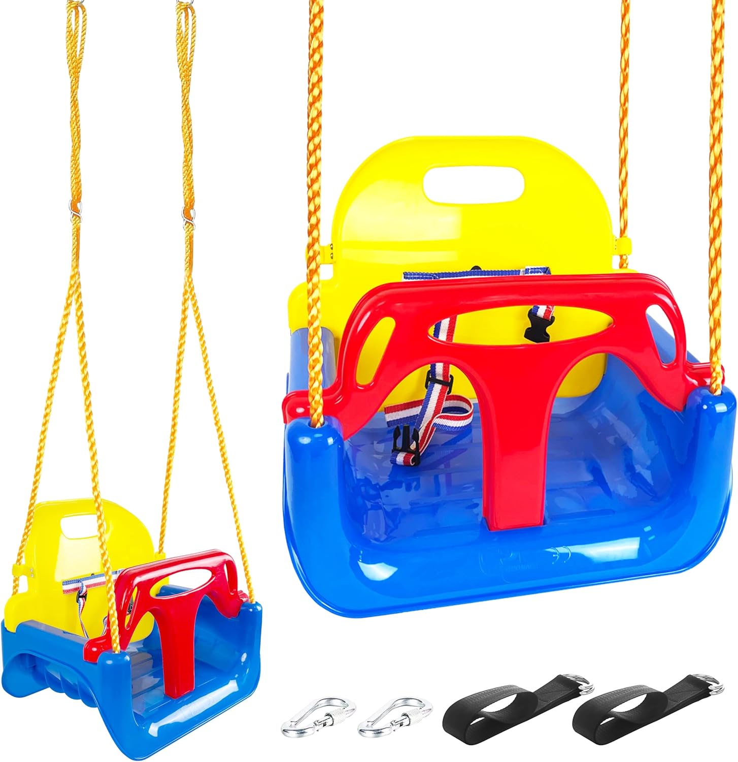 Balançoire montessori 3 en 1 pour enfants intérieur et extérieur