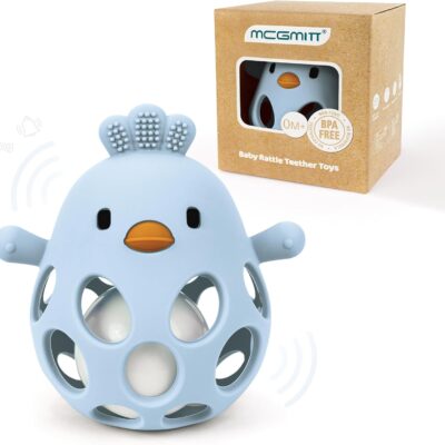 Balle de préhension en silicone Montessori pour bébé 3 mois