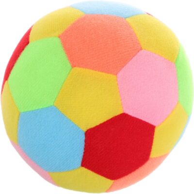 Balle sensorielle Montessori en tissu avec grelot pour bébés et enfants