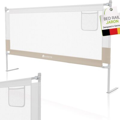 Barrière de lit bébé réglable et pliable Jaron 180 cm