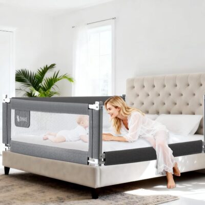 Barrière de lit portable pour bébé et enfant - 140 cm