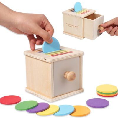 Boîte Montessori à balle pour bébé 6-12 mois