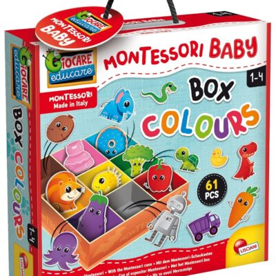 Boîte à couleurs Montessori en 3D pour enfants de 1 à 4 ans