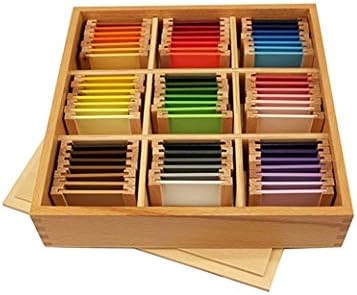Boîte de couleurs Montessori haut de gamme pour apprentissage