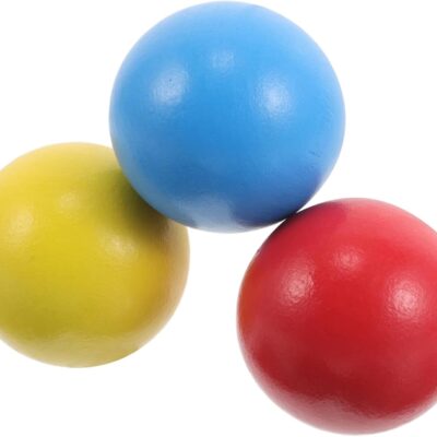 Boules de croquet en bois pour enfants - set de 3