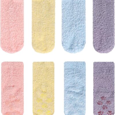 Chaussettes antidérapantes bébé fille et garçon 1-6 ans