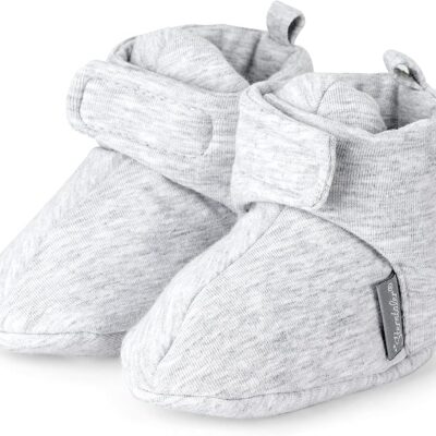 Chausson montessori bébé unisexe avec velcro