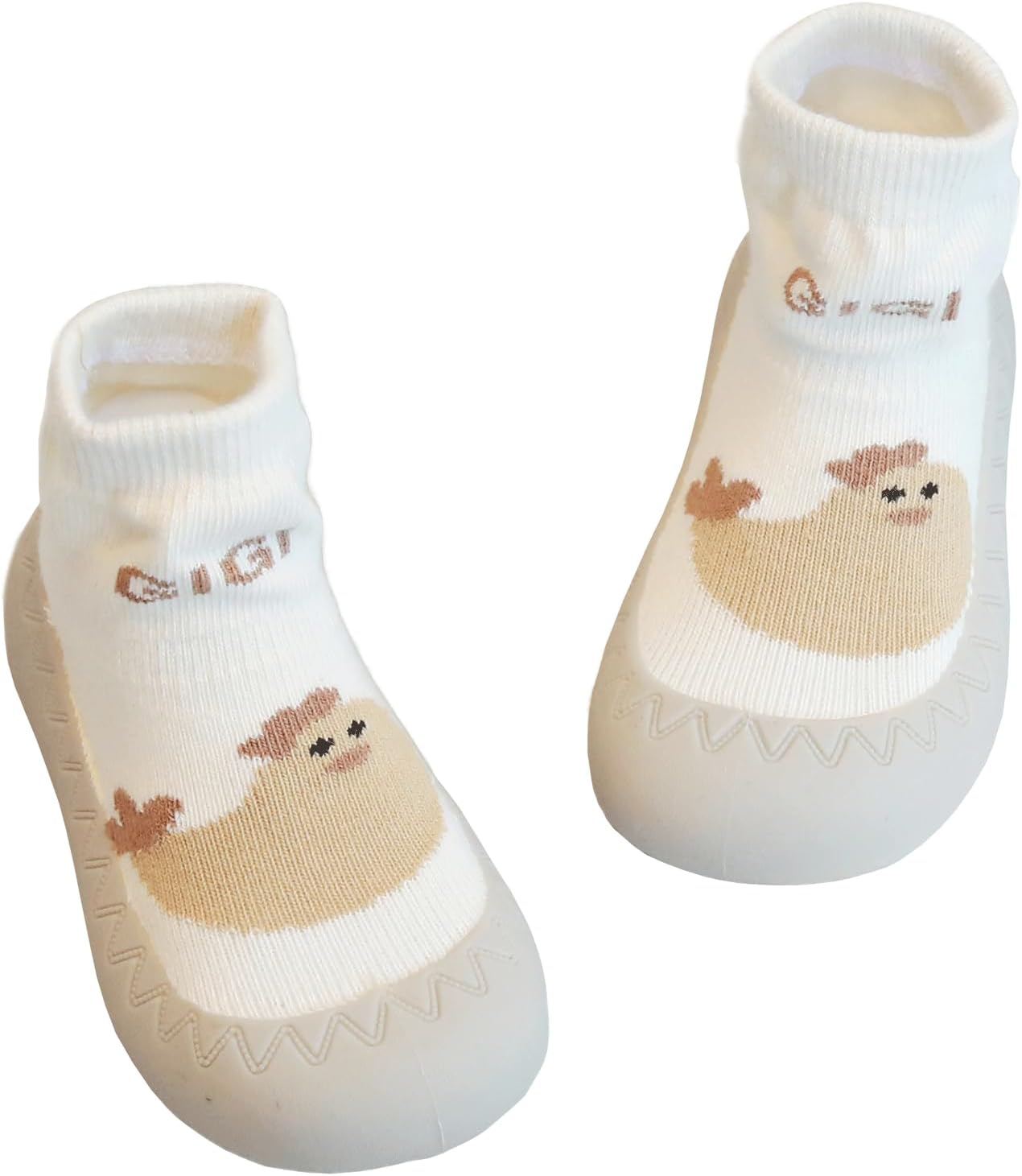 Chaussons bébé antidérapants montessori dessin animé