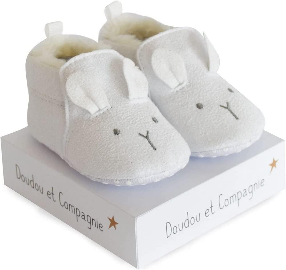Chaussons bébé lapins doux et chauds dès la naissance