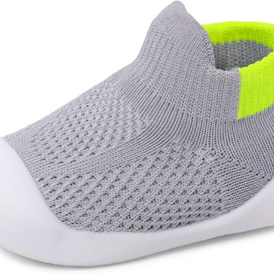 Chaussons bébé montessori premiers pas doux et respirants