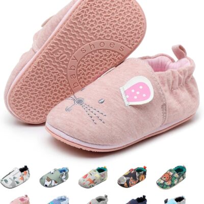 Chaussons montessori pour bébé à semelle souple