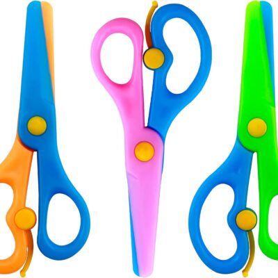 Ciseaux d'apprentissage pour enfants 2-3 ans avec pointe ronde