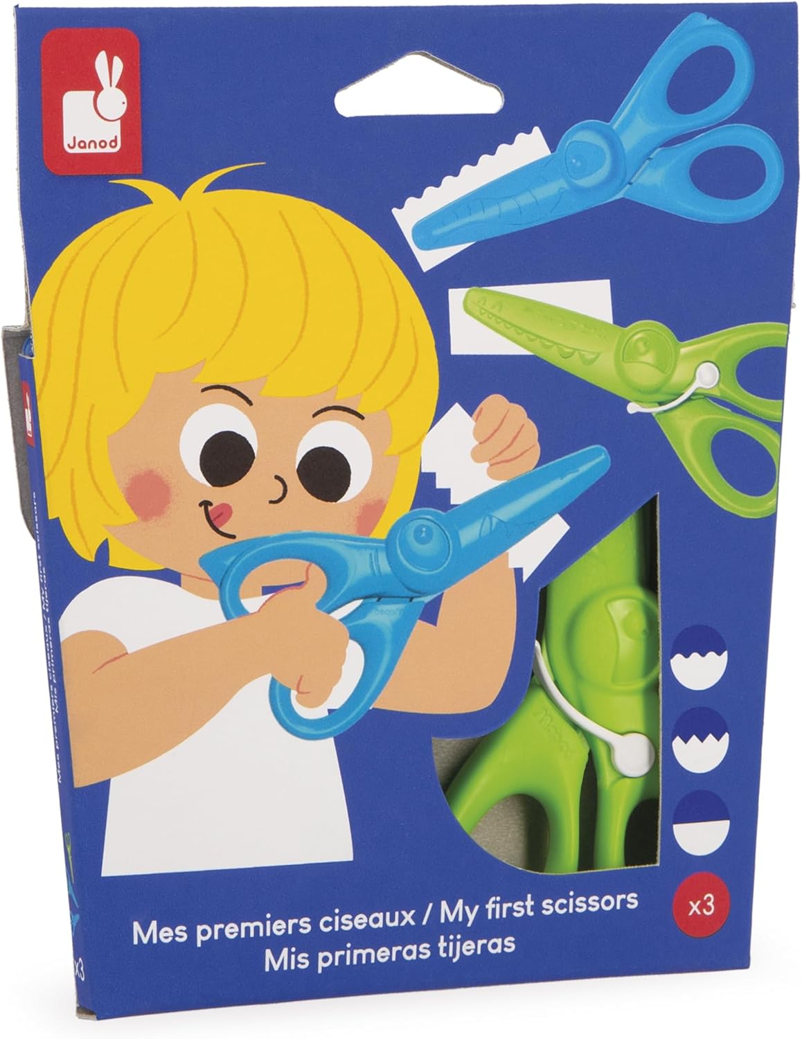 Ciseaux d'apprentissage pour enfants dès 3 ans