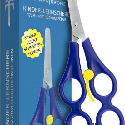 Ciseaux éducatifs inoxydables 17 cm pour enfants