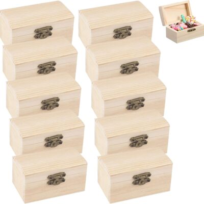 Coffre au trésor en bois DIY pour enfants et rangement