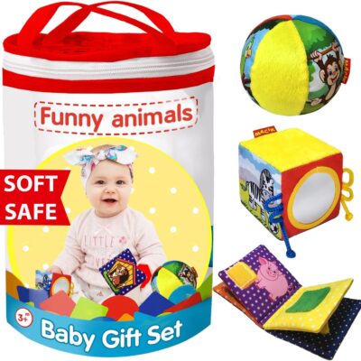 Cube d'activités et jouets d'éveil Montessori pour bébé 6-12 mois