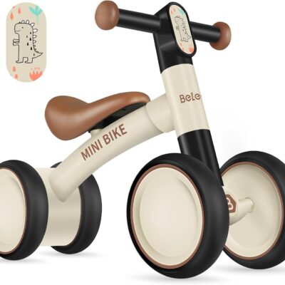 Draisienne bébé 1-2 ans avec 4 roues silencieuses et siège confortable