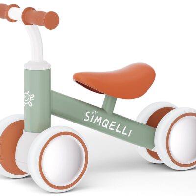 Draisienne bébé 1 an 4 roues vélo sans pédales enfant 12-24 mois