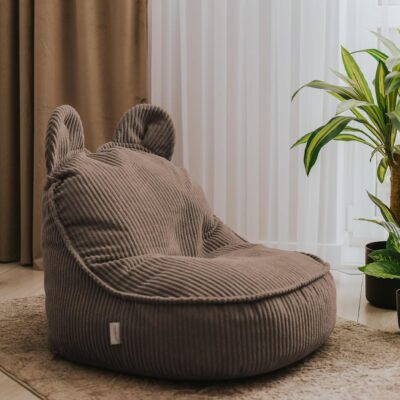 Fauteuil enfant en velours côtelé cosy et moelleux