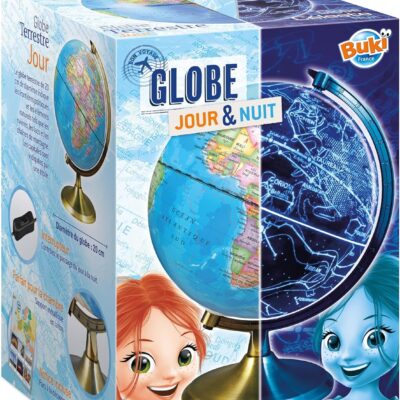 Globe éducatif jour et nuit Buki 7345