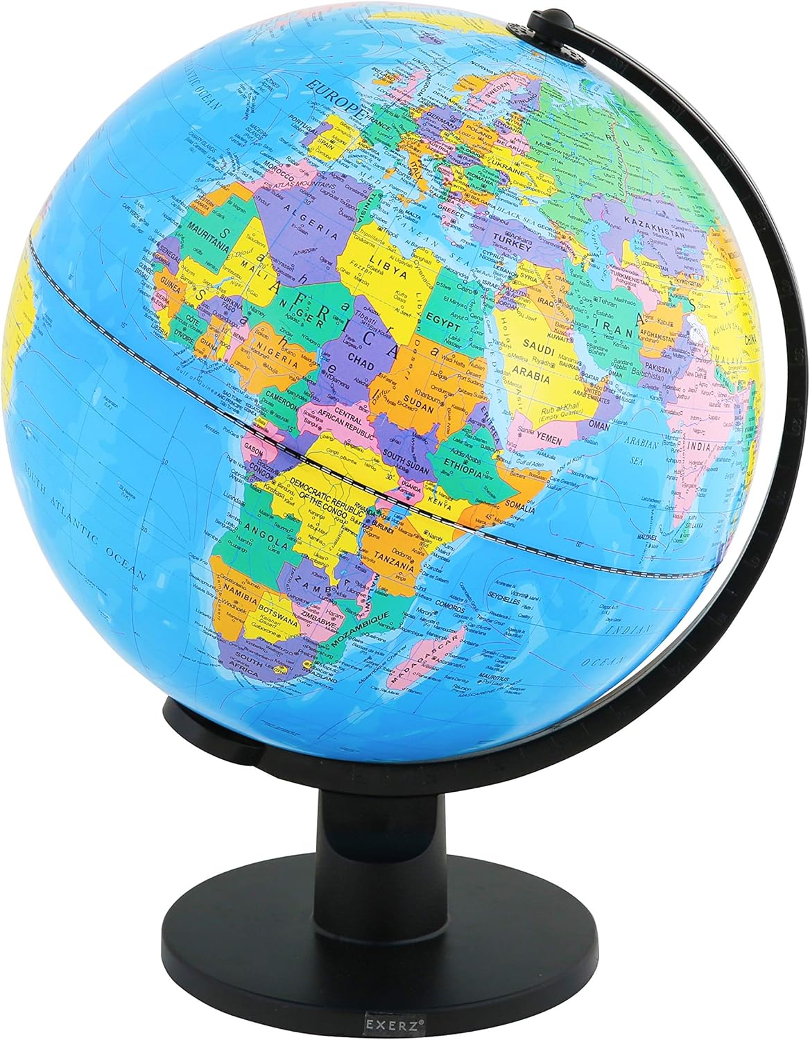 Globe terrestre éducatif 30 cm en anglais