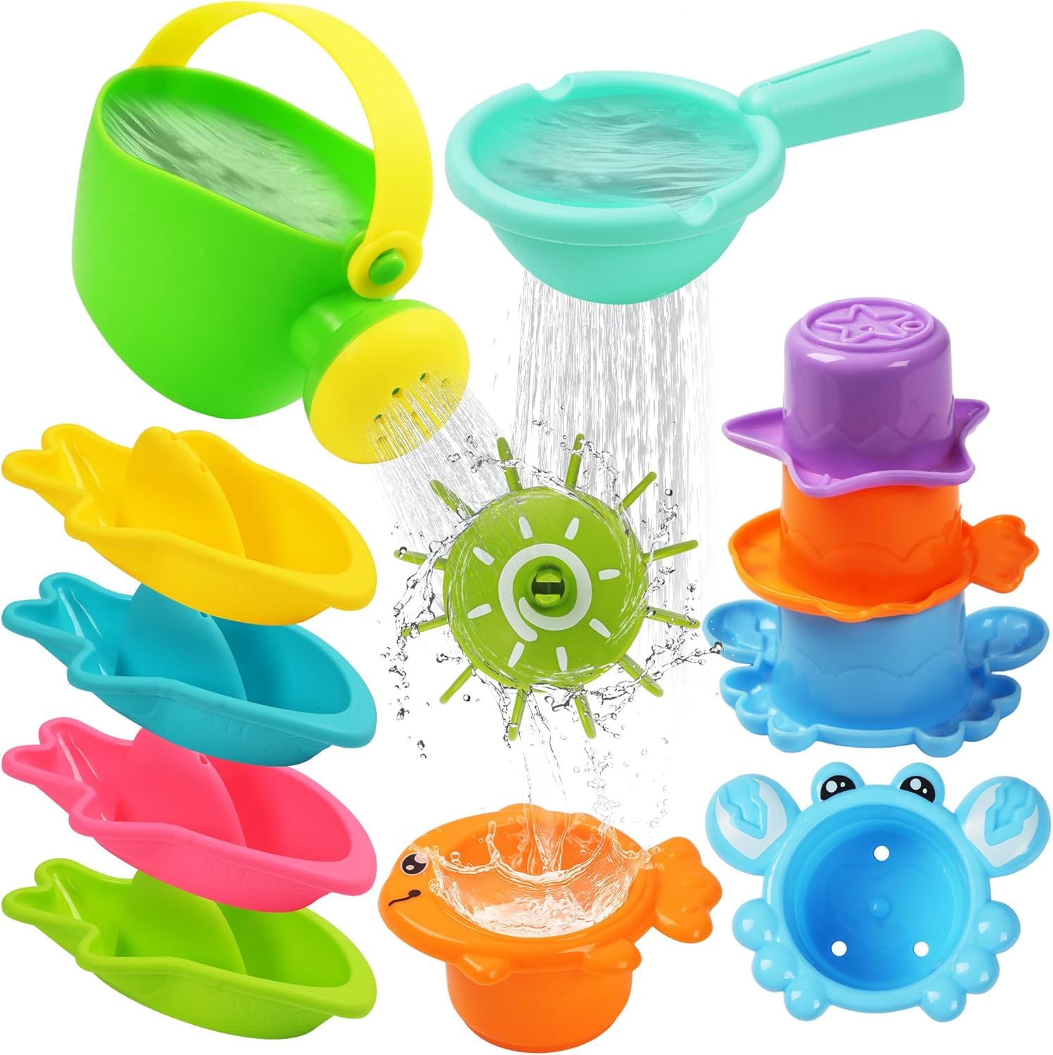 Jouet de bain bébé anti-moisissure et non toxique