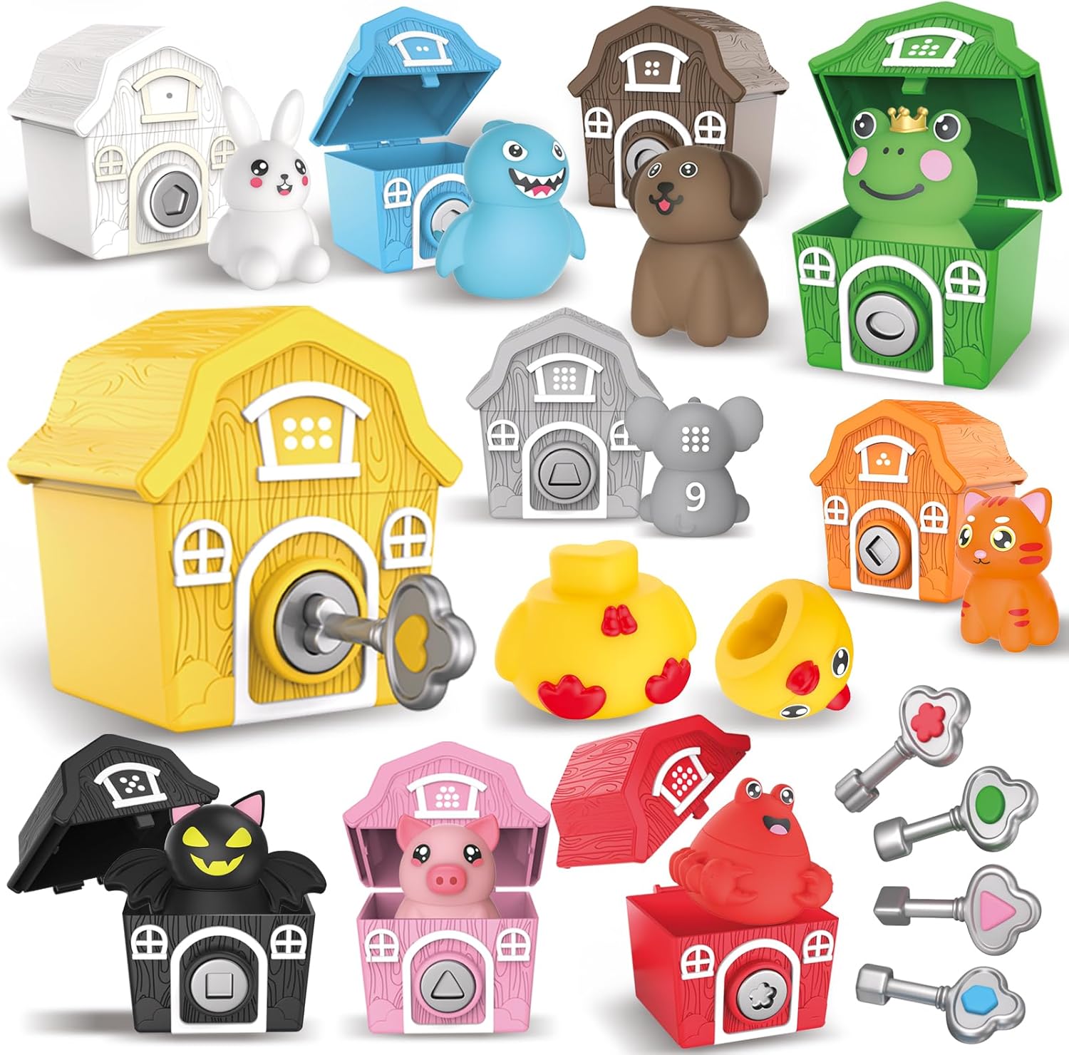 Jouet montessori animaux de la ferme pour enfants 2 ans et plus