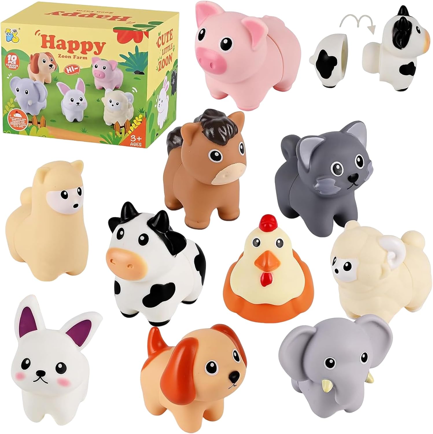 Jouets d'apprentissage et de tri animaux pour enfants