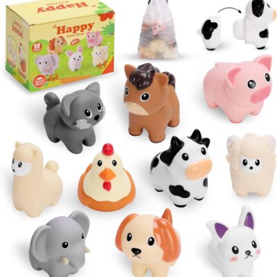 Jouets montessori animaux pour enfants 1 à 3 ans