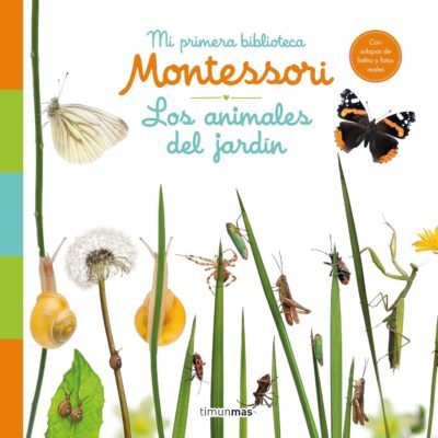 Les animaux du jardin - ma première bibliothèque Montessori