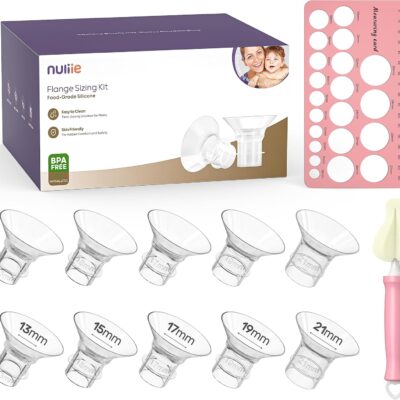 Lot de 10 inserts de bride sans BPA pour tire-laits compatibles