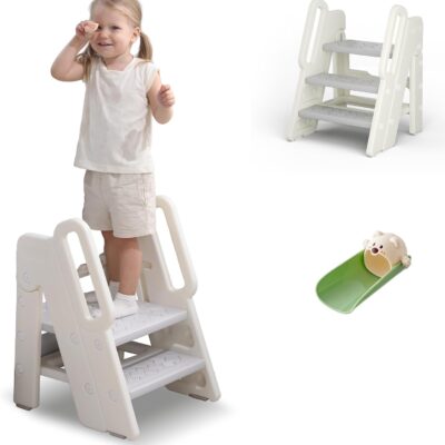 Marche pied montessori pliable et réglable pour enfants