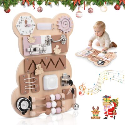 Panneau d'activités Montessori 12 en 1 pour enfants